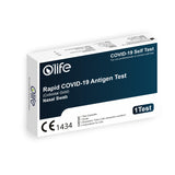 O’life Rapid COVID-19 Antigen Test – Colloidal Gold (Nasal Swab, CE 1434 Certified) – Fast and Reliable DIY Test Kit