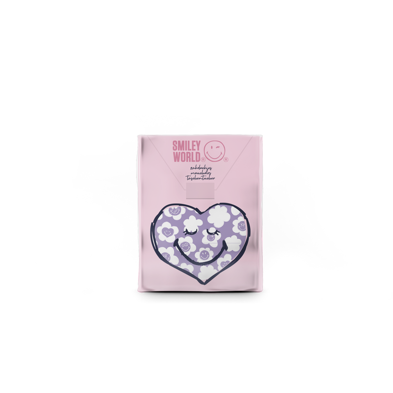 SmileyWorld® 4-Ply Mini Pocket Tissues | Super Soft and Strong Handkerchiefs | Fun and Portable