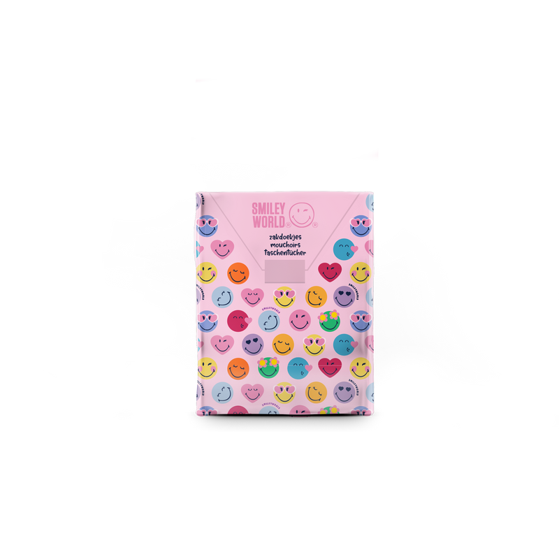 SmileyWorld® 4-Ply Mini Pocket Tissues | Super Soft and Strong Handkerchiefs | Fun and Portable