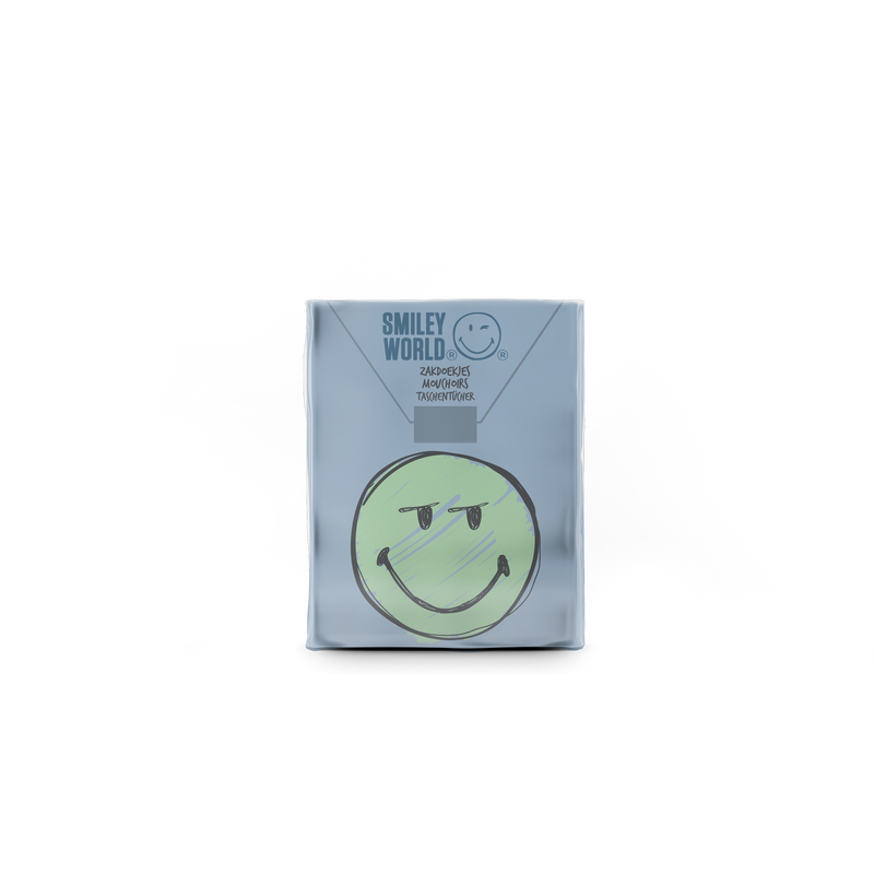 SmileyWorld® 4-Ply Mini Pocket Tissues | Super Soft and Strong Handkerchiefs | Fun and Portable