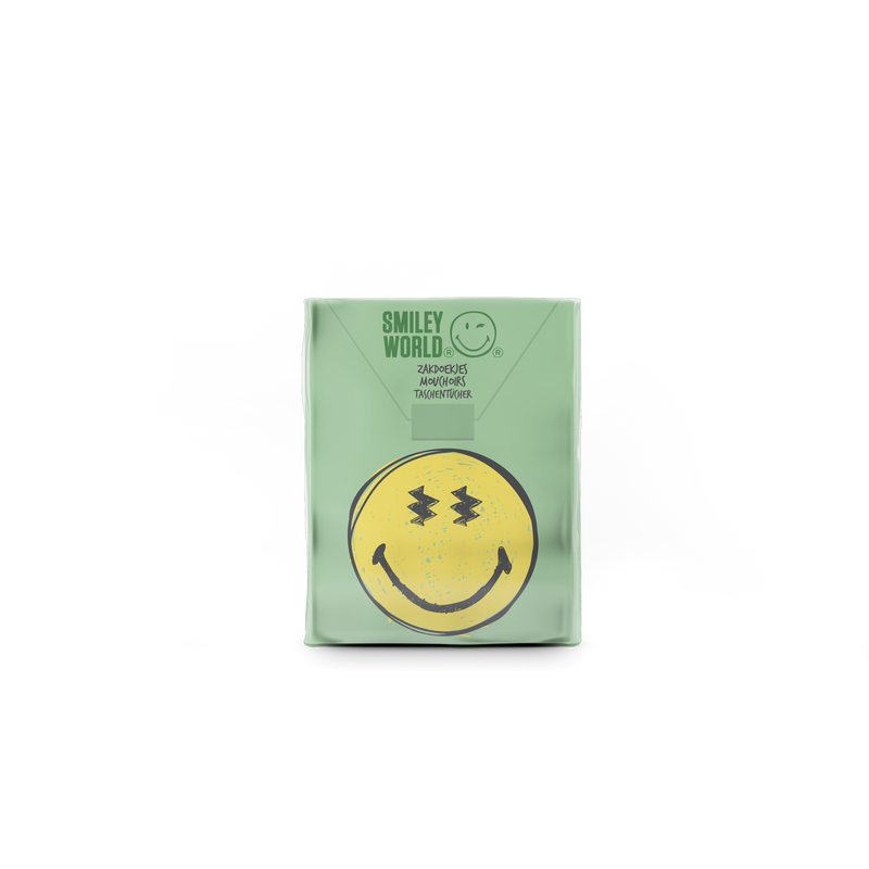 SmileyWorld® 4-Ply Mini Pocket Tissues | Super Soft and Strong Handkerchiefs | Fun and Portable