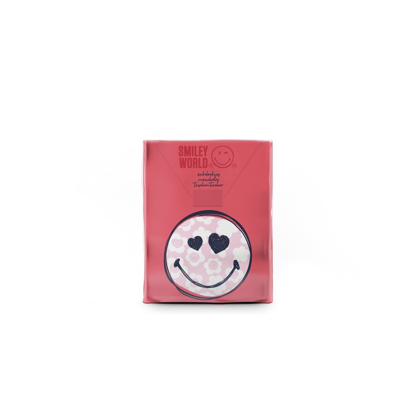 SmileyWorld® 4-Ply Mini Pocket Tissues | Super Soft and Strong Handkerchiefs | Fun and Portable