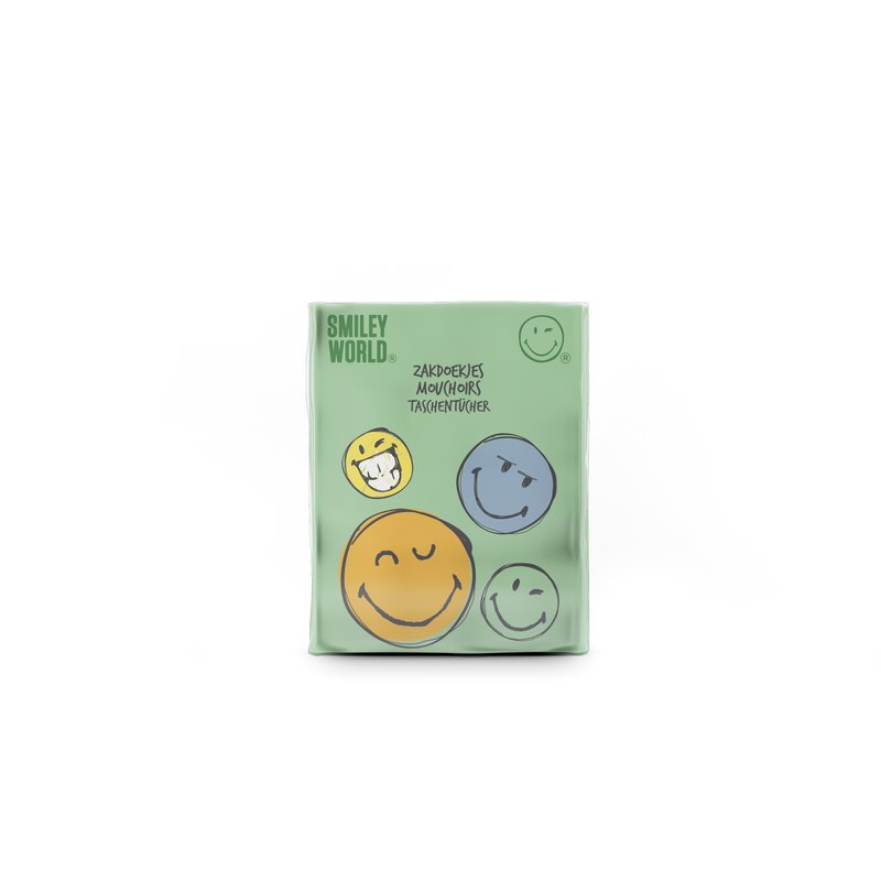 SmileyWorld® 4-Ply Mini Pocket Tissues | Super Soft and Strong Handkerchiefs | Fun and Portable