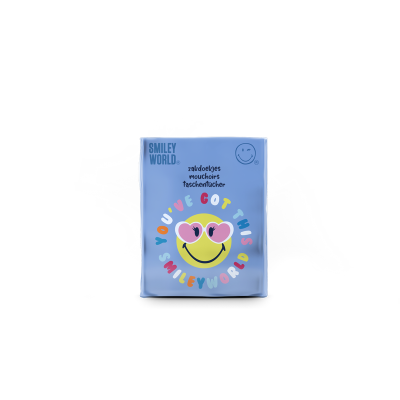 SmileyWorld® 4-Ply Mini Pocket Tissues | Super Soft and Strong Handkerchiefs | Fun and Portable