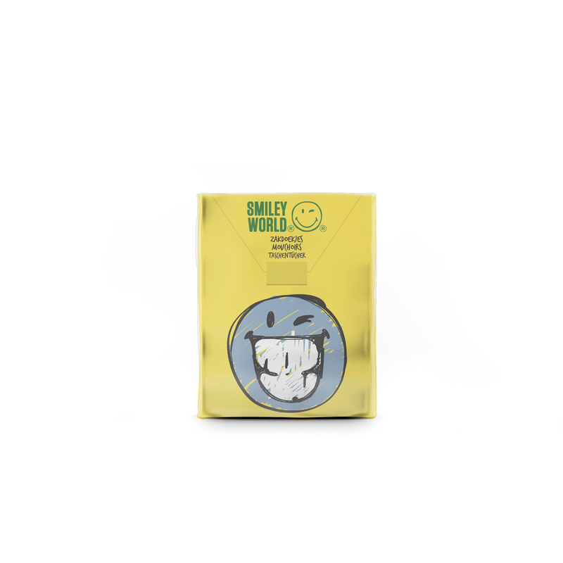 SmileyWorld® 4-Ply Mini Pocket Tissues | Super Soft and Strong Handkerchiefs | Fun and Portable