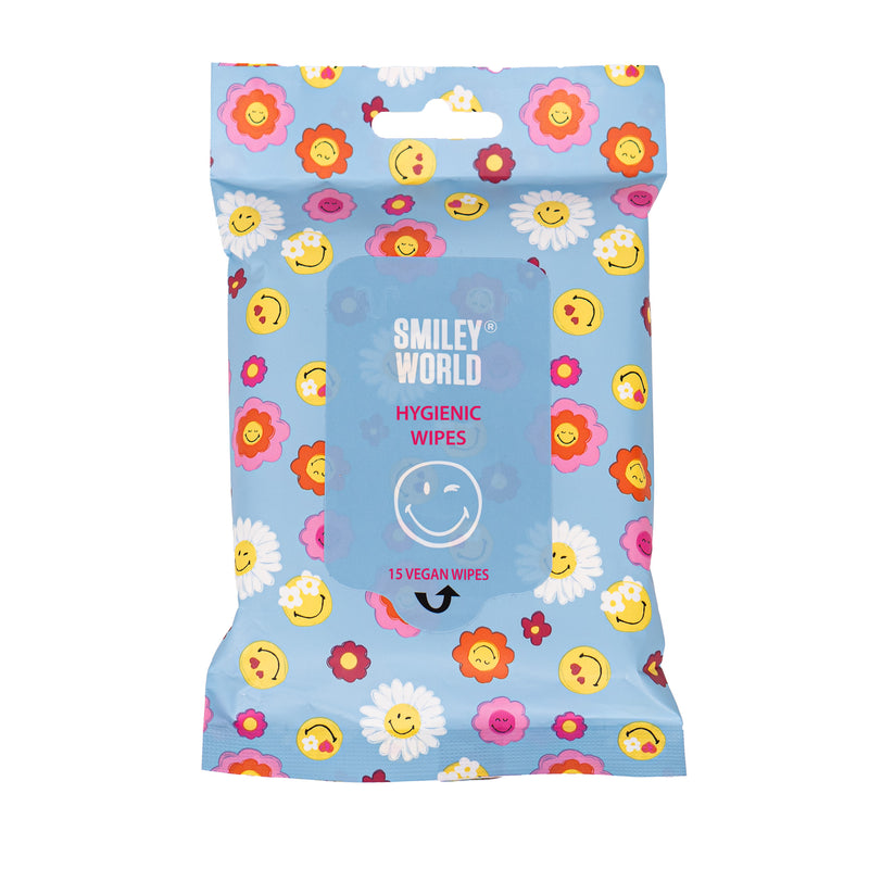 SmileyWorld® Hygienic Wipes – 15 Vegan Wipes