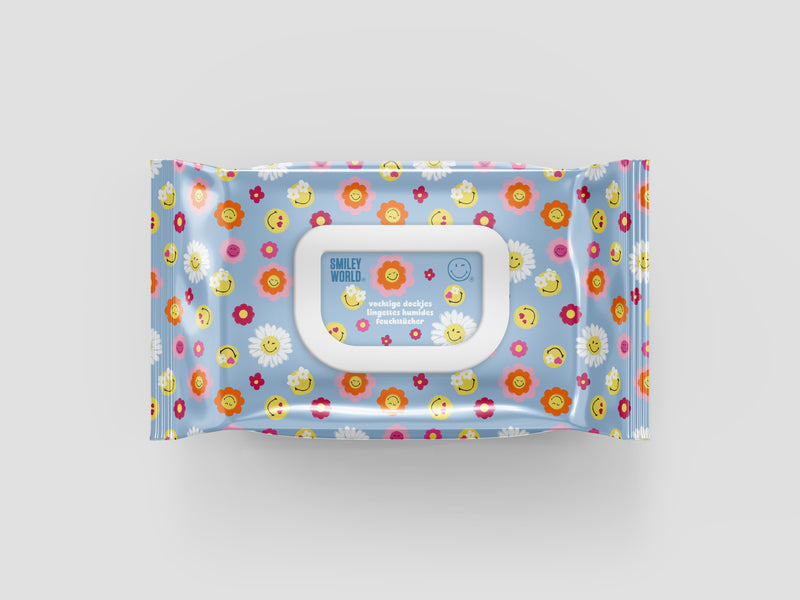 SMILEYWORLD® 30 X 100 PACK WET WIPES: SUPER STRONG 100-PACKS FOR ULTIMATE FRESHNESS AND JOY